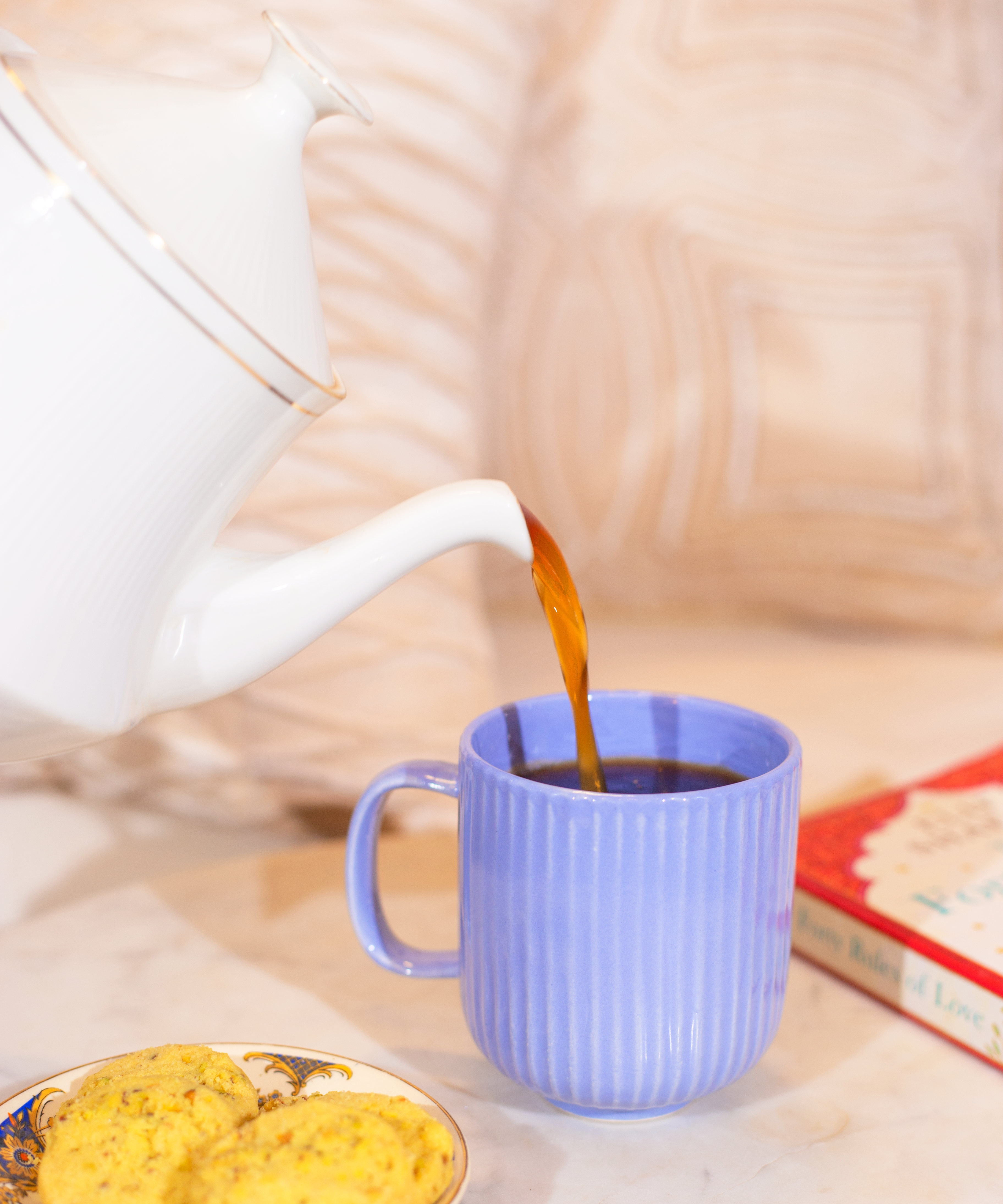 Linear Design Lilac Coffee Mug