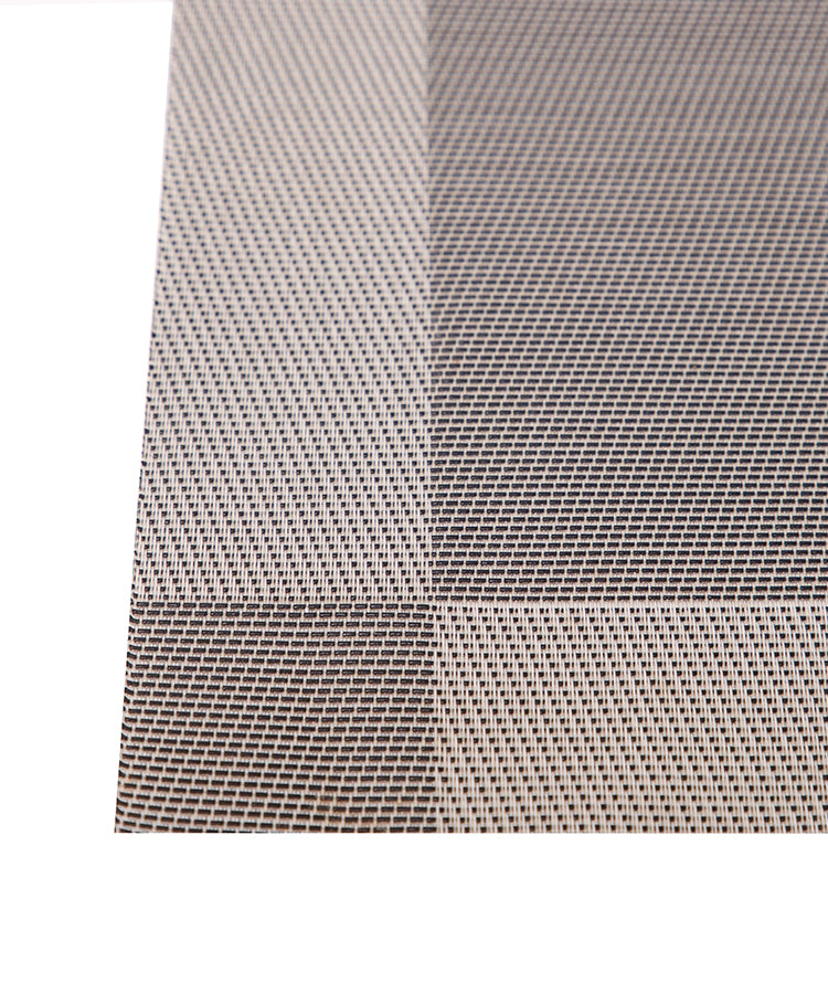 Silver Grey PVC Table Mats-Set of 4