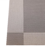 Silver Grey PVC Table Mats-Set of 4