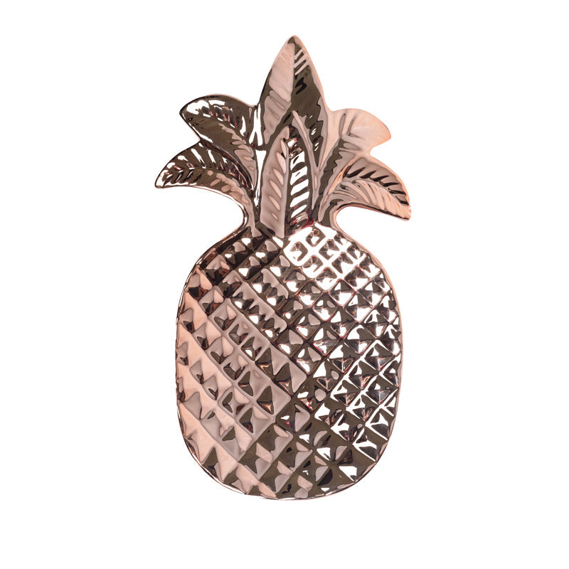 Rose Gold Small Pineapple Trinklet Tray