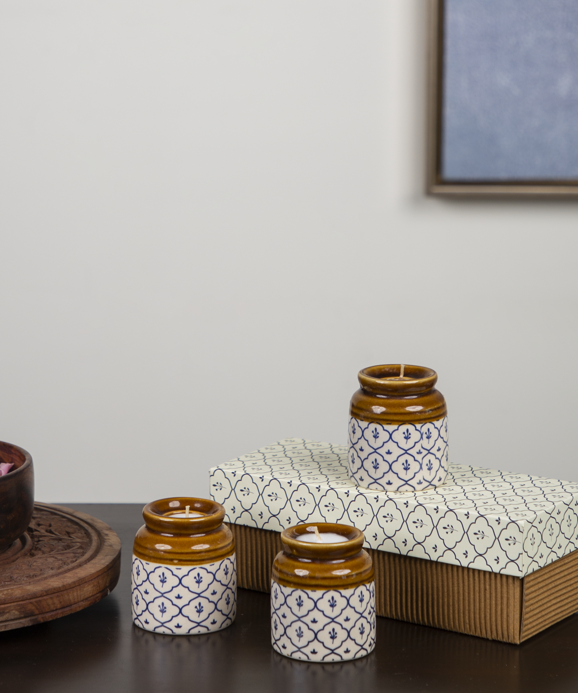 Moroccan Burni Candle Set Of Three