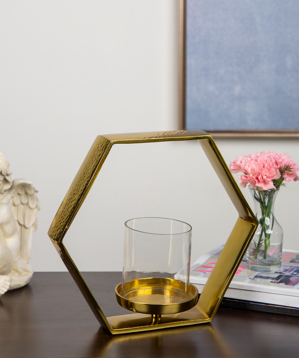 Hexagon Candle Holder