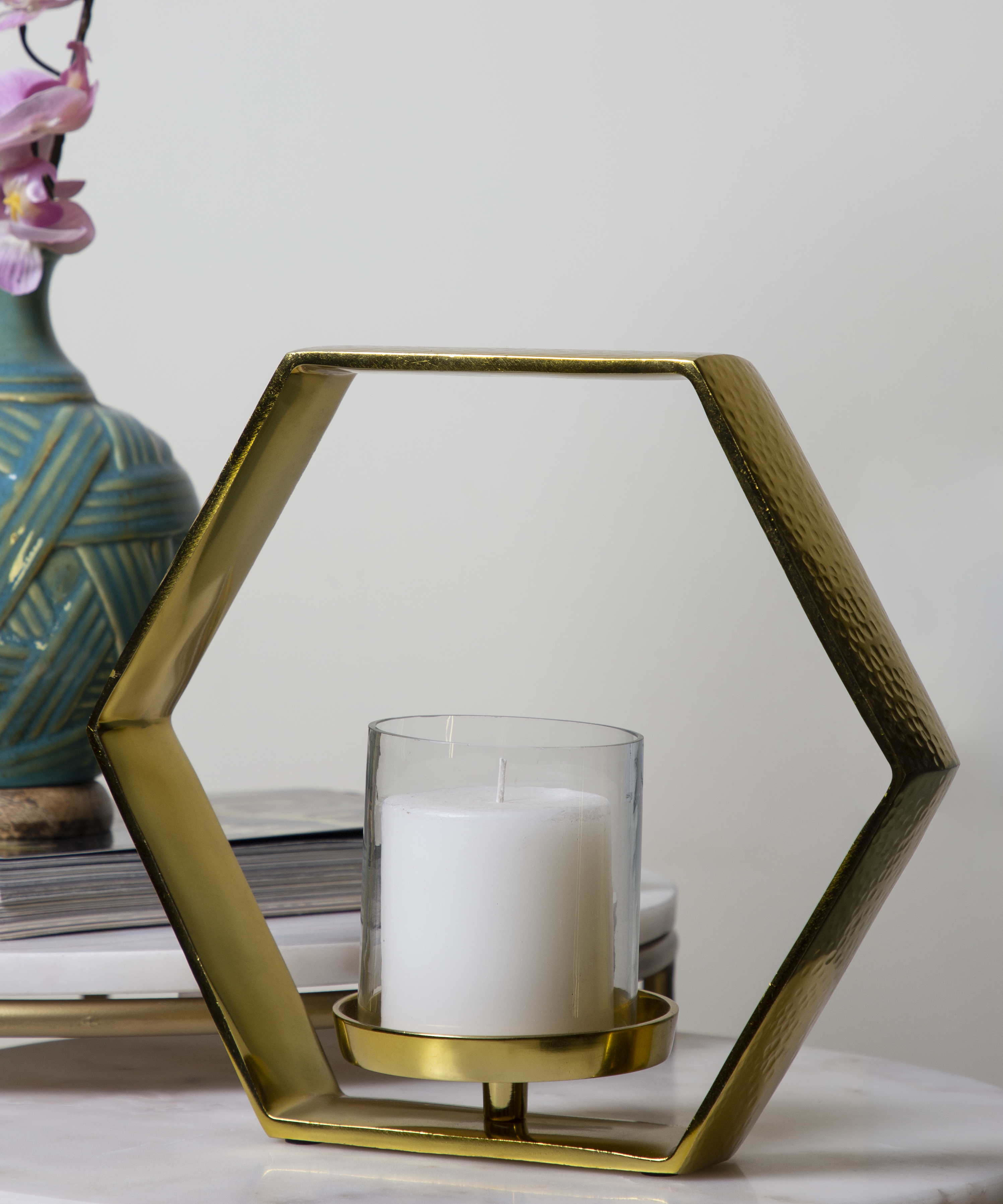 Hexagon Candle Holder