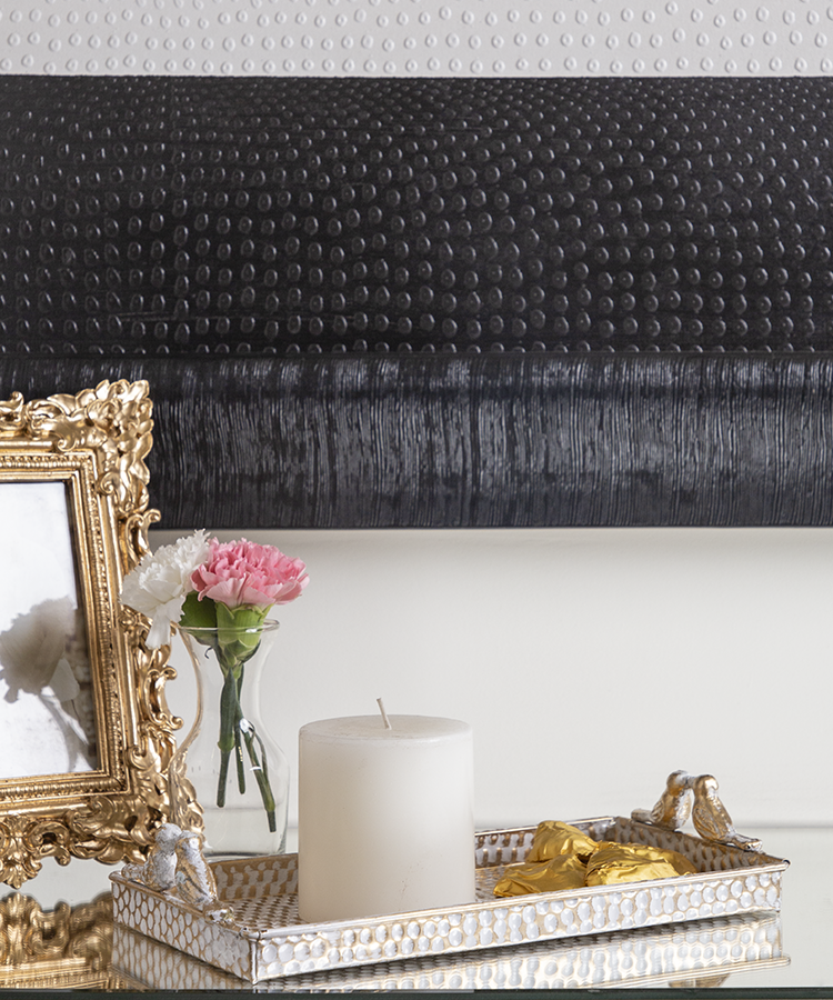 White and Gold Hammered Bird Serveware Iron Alloy Organizer Decorative Tray