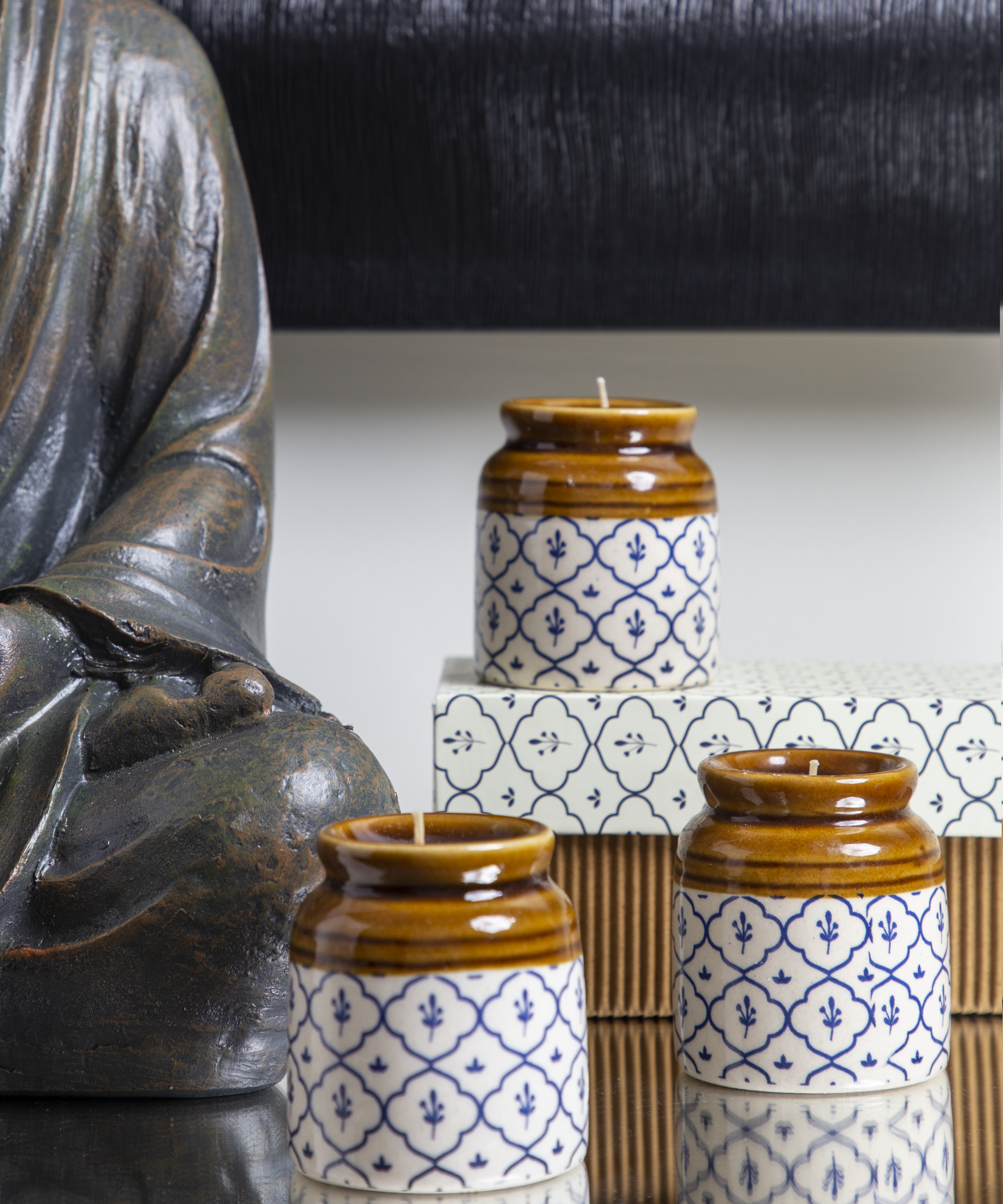 Moroccan Burni Candle Set Of Three