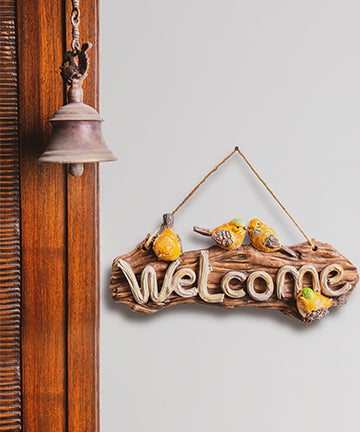 Cutesy Birdy WELCOME Sign