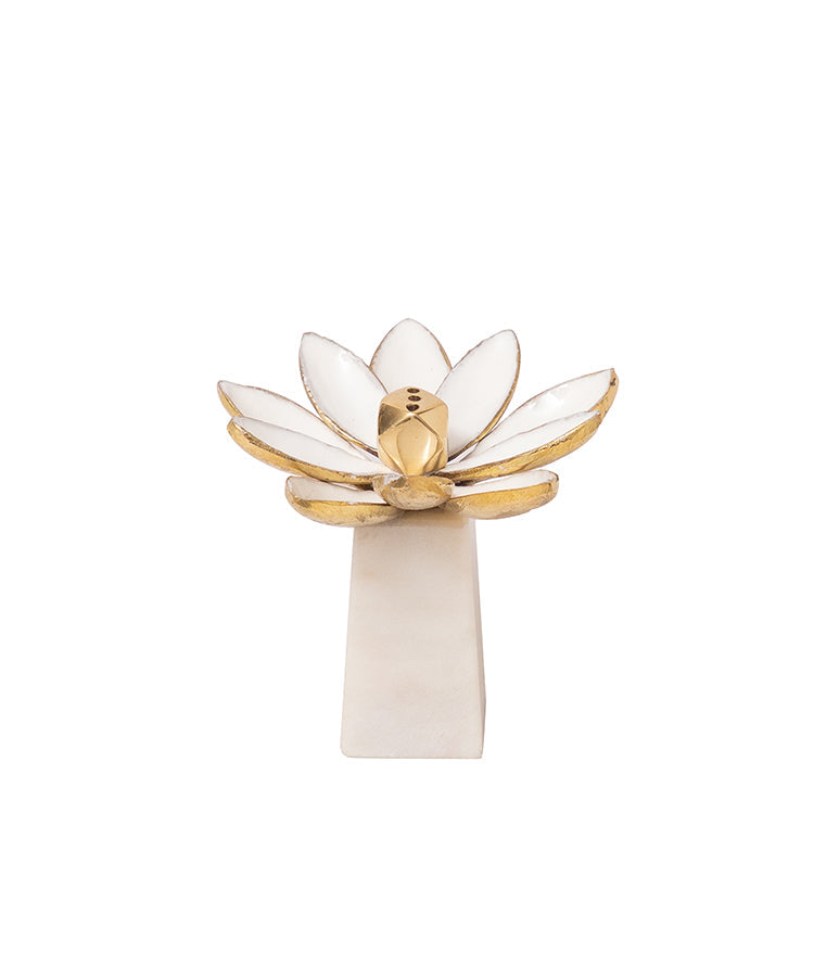 White Lotus Incense Holder