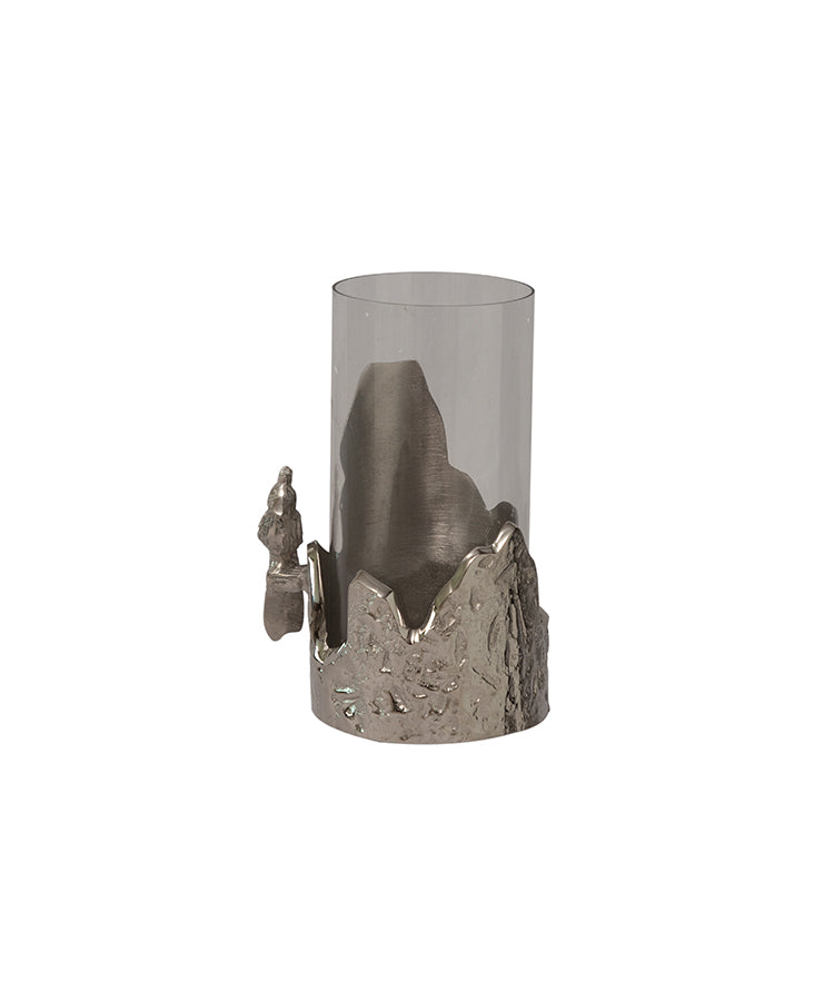 Silver Bird Candle Base Candle Holder