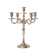 Silver Candle Holder Stand For 5 Taper Candles