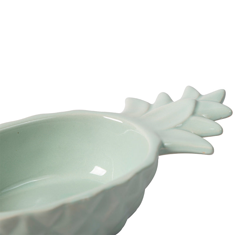 Pastel Green Pineapple Ceramic Snack Bowl