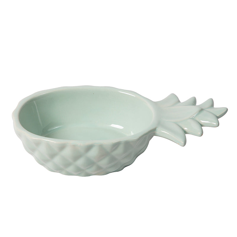 Pastel Green Pineapple Ceramic Snack Bowl