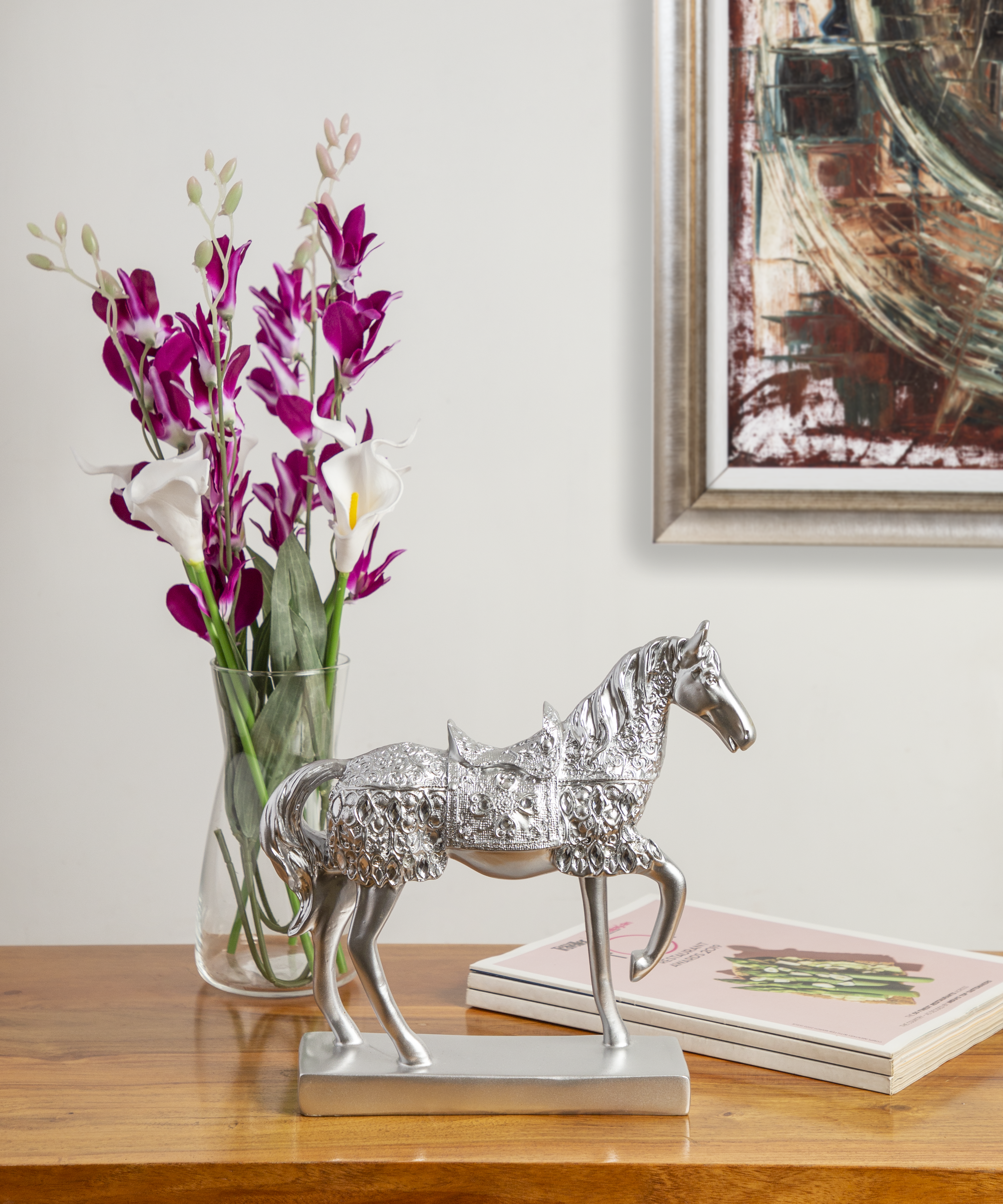 Nostalgia Intricate Silver Horse