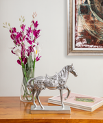 Nostalgia Intricate Silver Horse