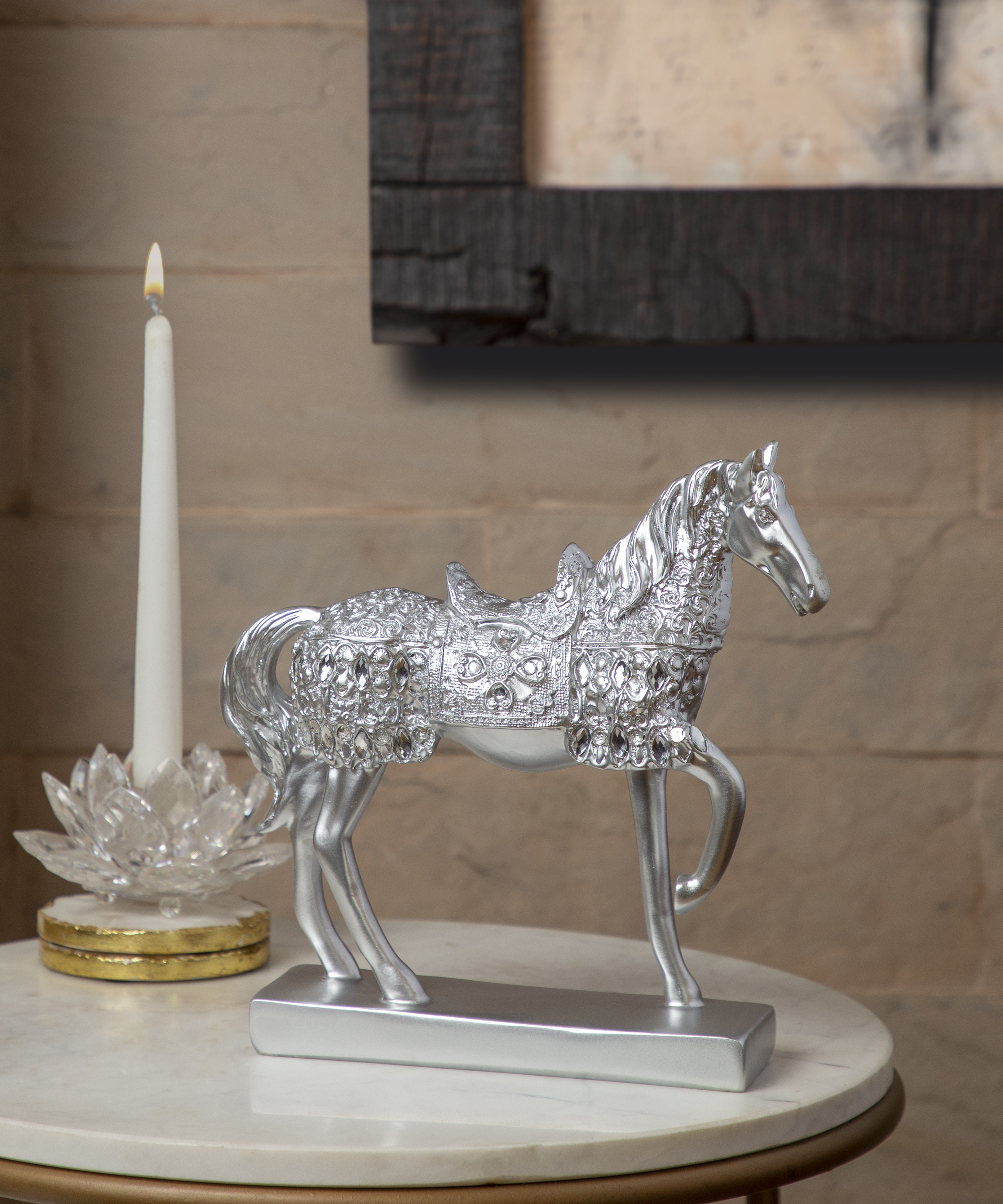 Nostalgia Intricate Silver Horse