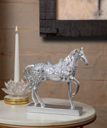 Nostalgia Intricate Silver Horse