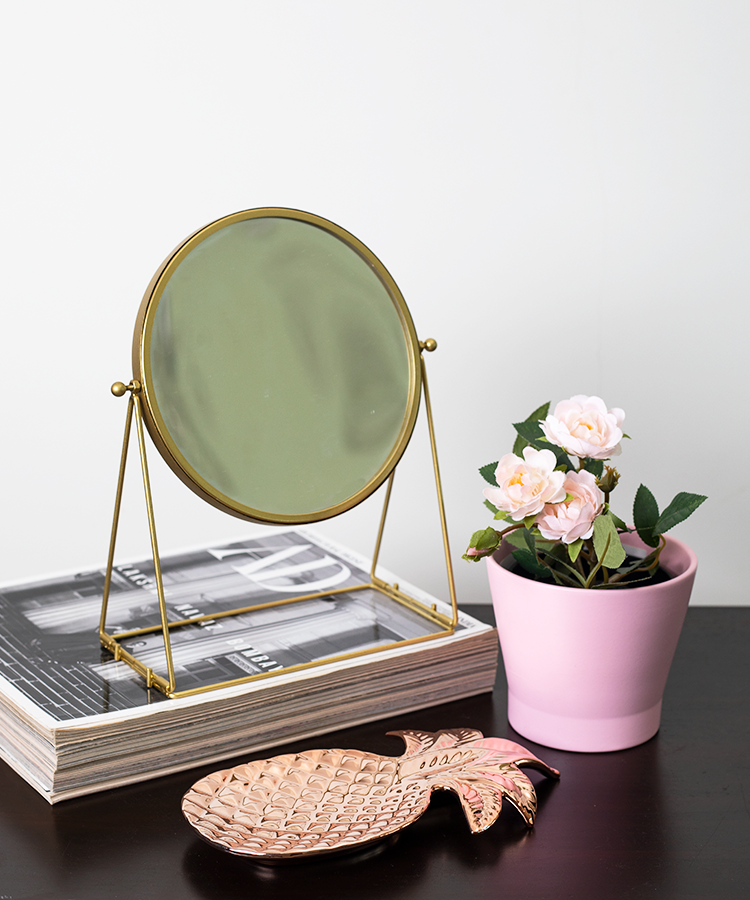 Rose Gold Small Pineapple Trinklet Tray
