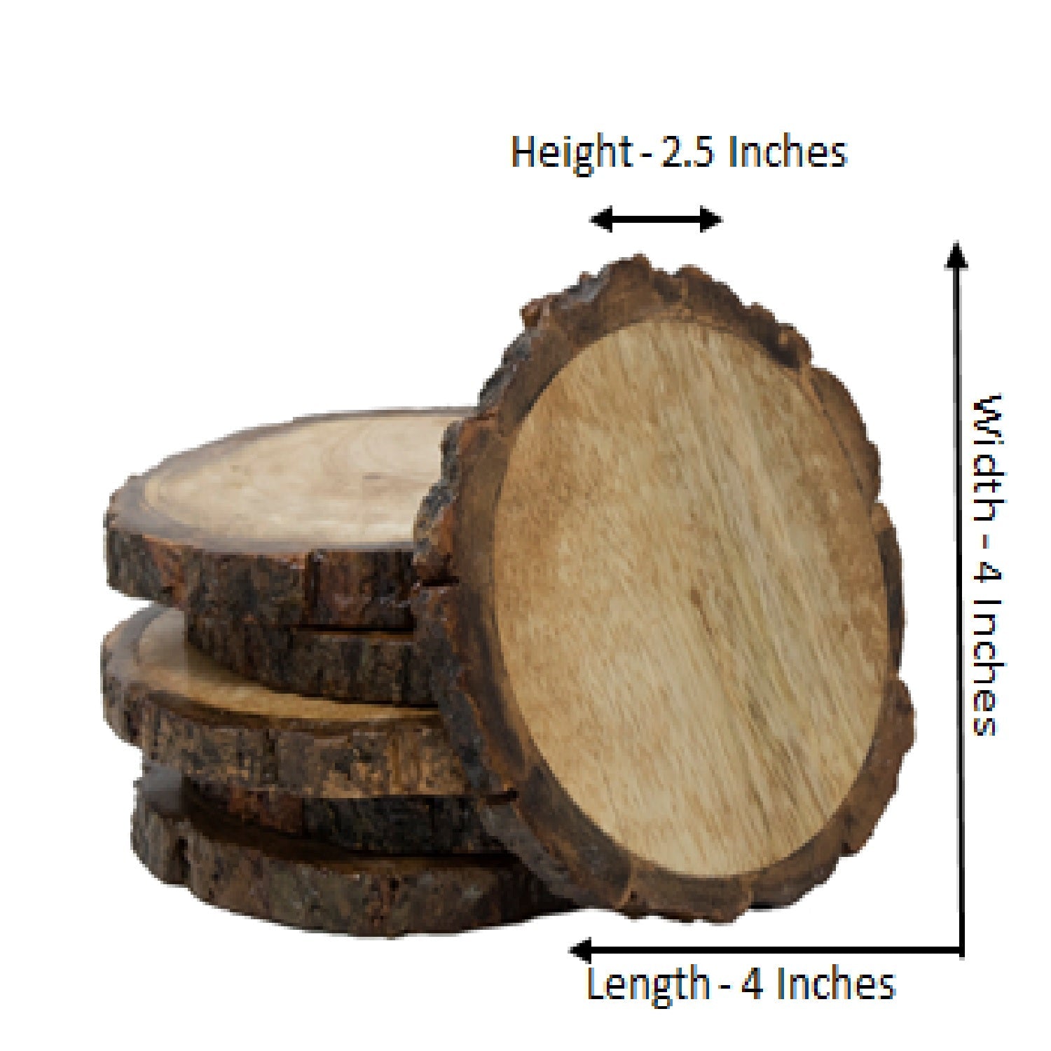 Rough Edge Coasters Set Of 6