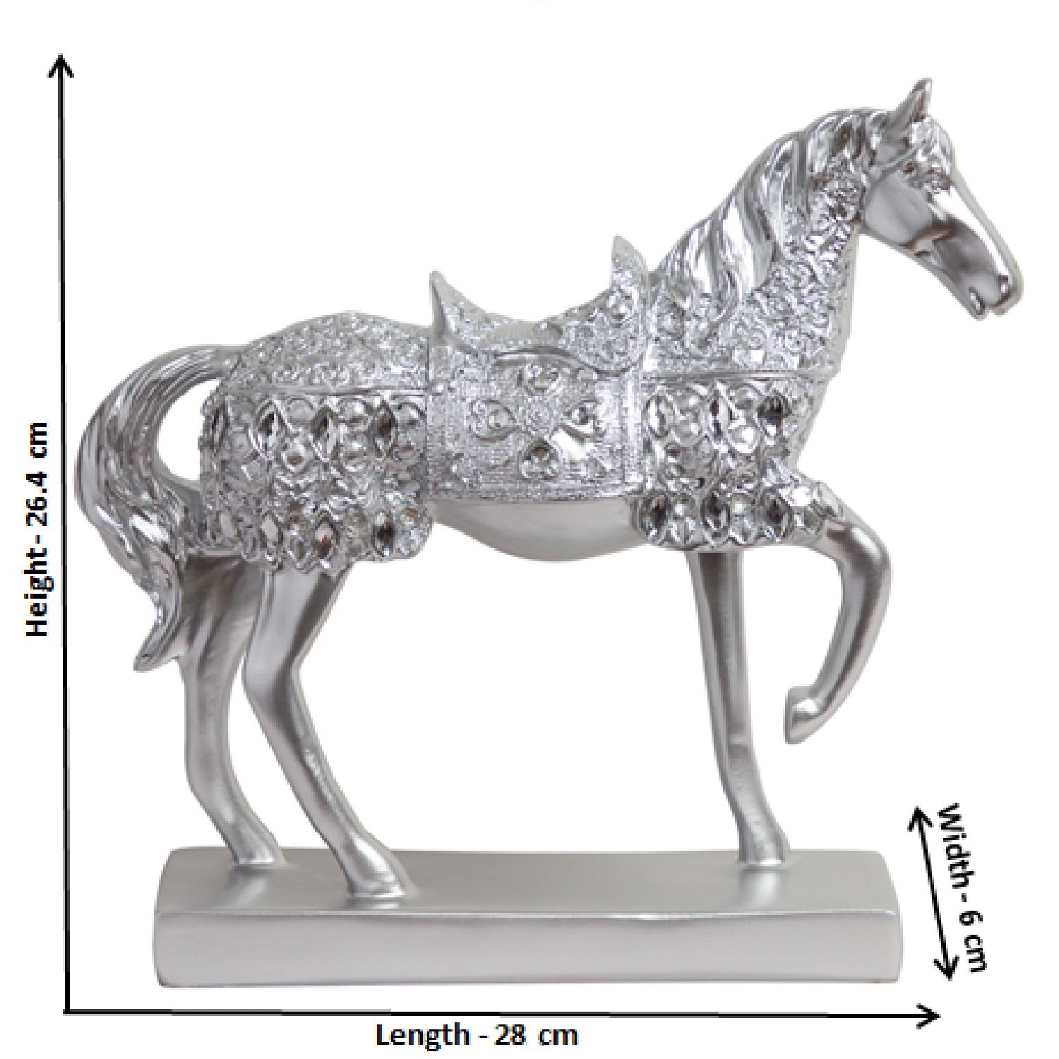 Nostalgia Intricate Silver Horse