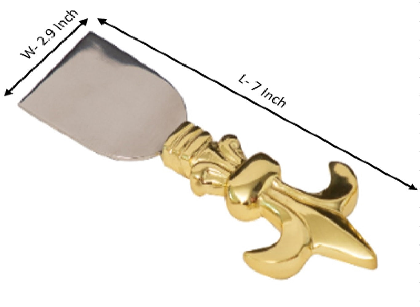 Nostalgia Cheese Cutlery in Gold & Silver Finish - Set of 3