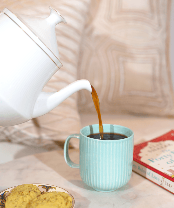Linear Design Pastel Green Coffee Mug