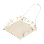 Pearl Drop and Leafy Nature Metal Napkin Holder