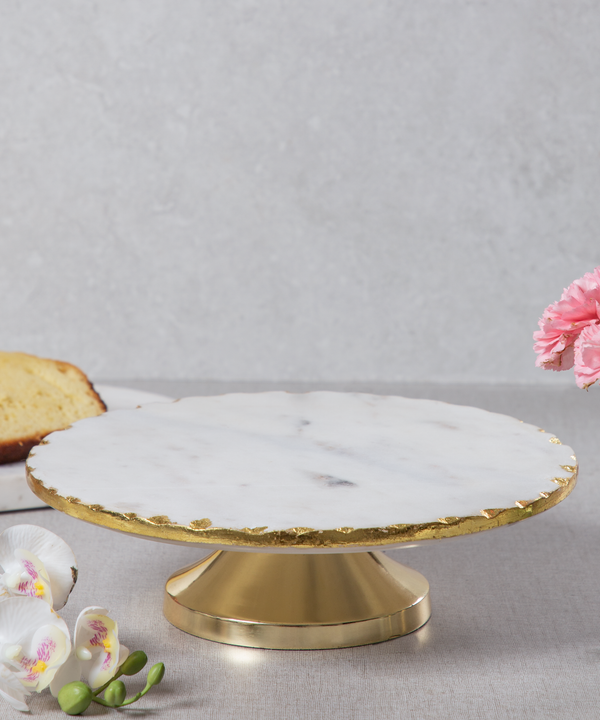 White Cake Stand Raised - Tall – Alpine Event Co.