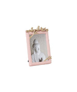 Champagne Gold Birds On Branch On Pink Photoframe Small